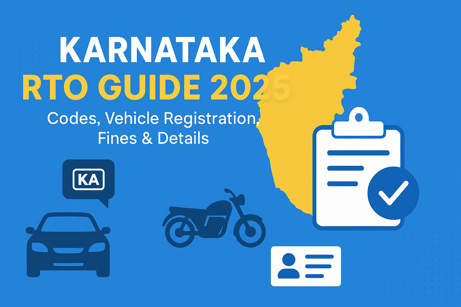 Karnataka RTO Code List 2025 – Vehicle Registration, Fines & Contact ...